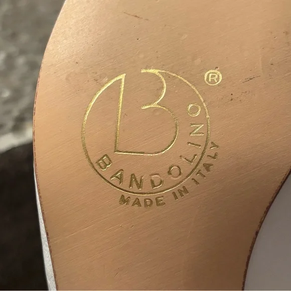 Vintage Bandolino Made in Italy Ivory Leather Pumps with Sculptural Bow 8.5 N - Picture 10 of 16